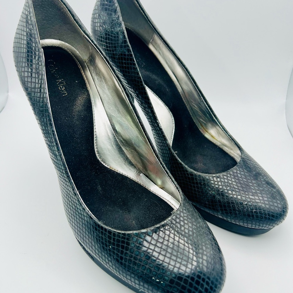 calvin klein women shoes 8.5  leather